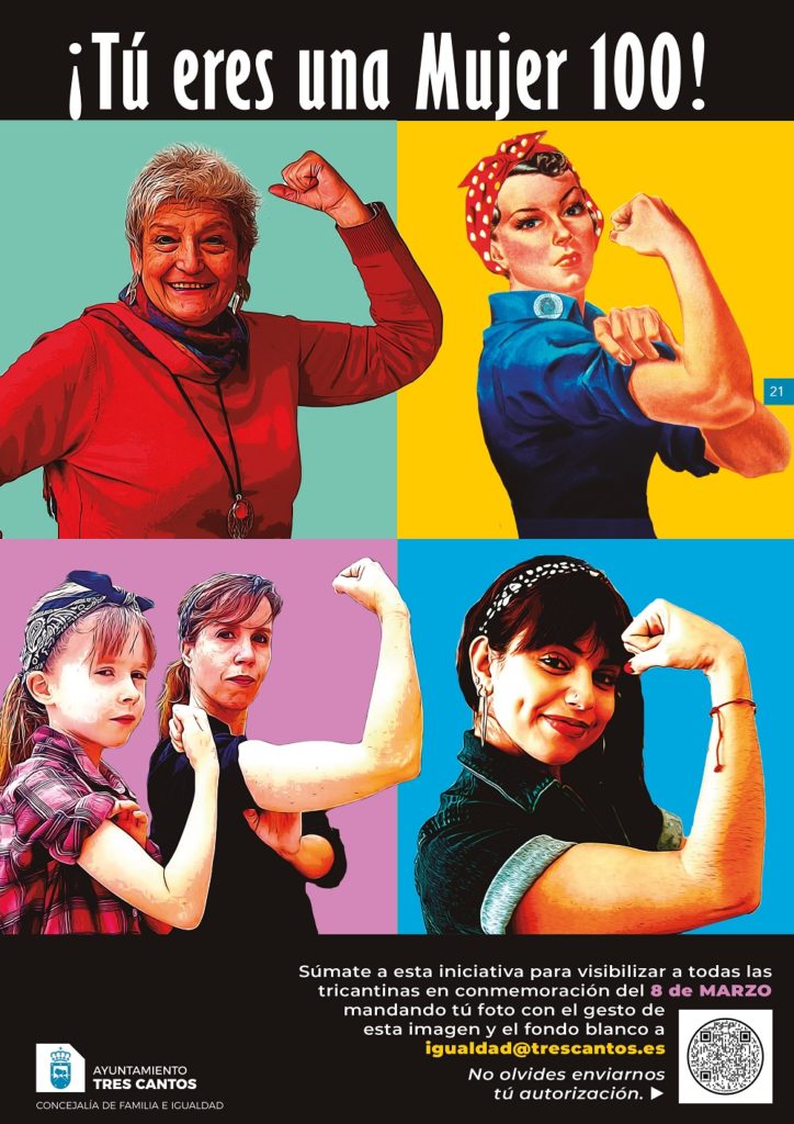 Cartel Tú eres una mujer 100